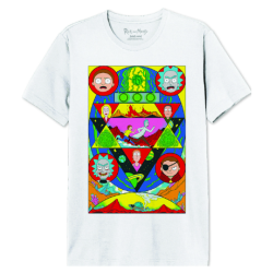 RICK ET MORTY - Rick & Morty Land - T-Shirt Homme (XXL) 2