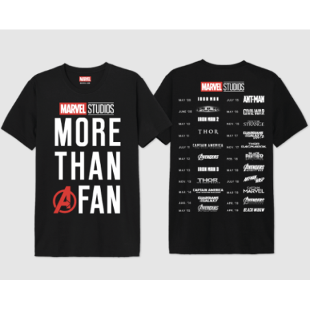 MARVEL - More Than A Fan - T-Shirt Homme (S) 