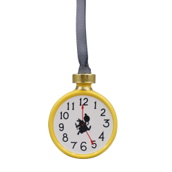 ALICE AU PAYS DES MERVEILLES - Montre Doré - Décoration 2