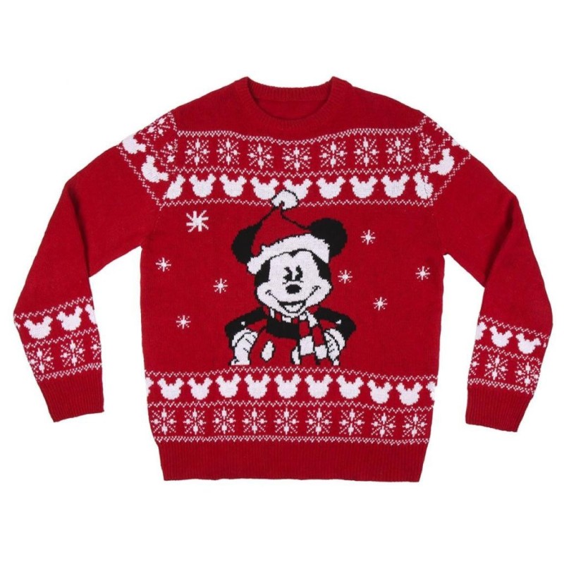 MICKEY - Winter Fun - Pull de Noël (2XL) 