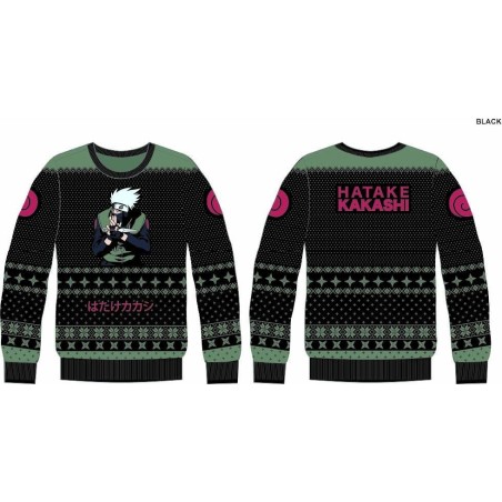 NARUTO - Kakashi - Pull de Noël Homme (M) 