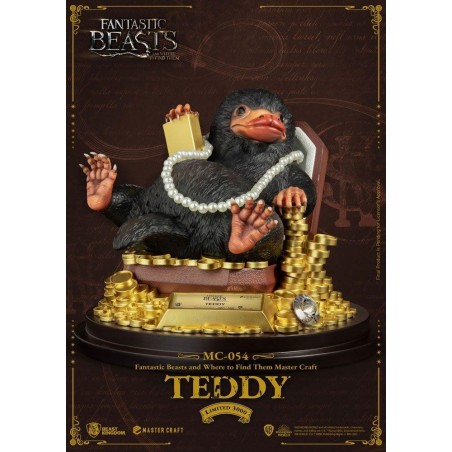 LES ANIMAUX FANTASTIQUES - Teddy - Statuette Master Craft 21cm 