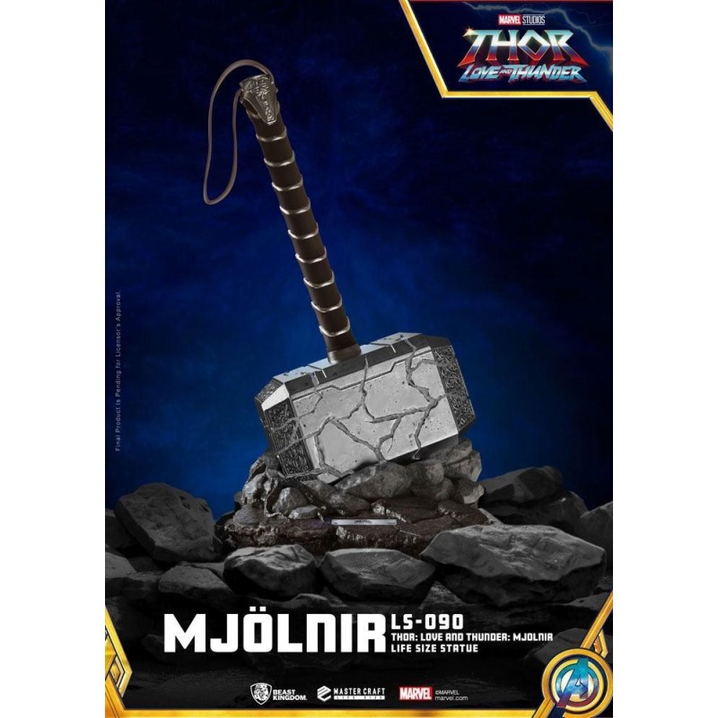 THOR : LOVE AND THUNDER - Mjolnir - Statue 53cm 