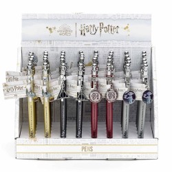 HARRY POTTER - Display - 4 Stylos X 10 - Symboles - Boîte de 40 Pc. 