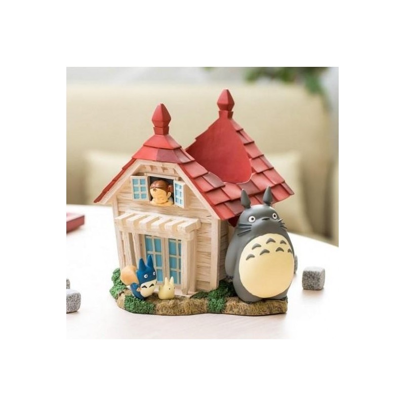 MON VOISIN TOTORO - Maison de Mei et Totoro - Boite Diorama 15cm 