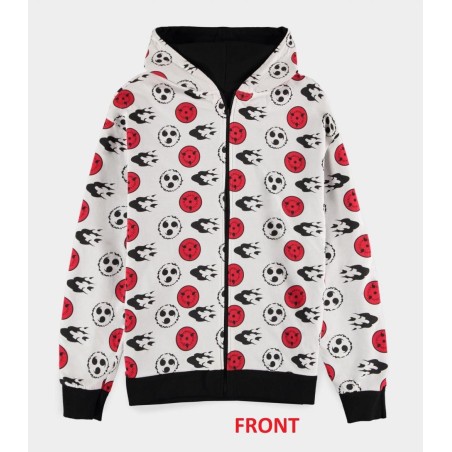 NARUTO SHIPPUDEN - Symbols - Pull à Capuche Zipper Réversible (L) 