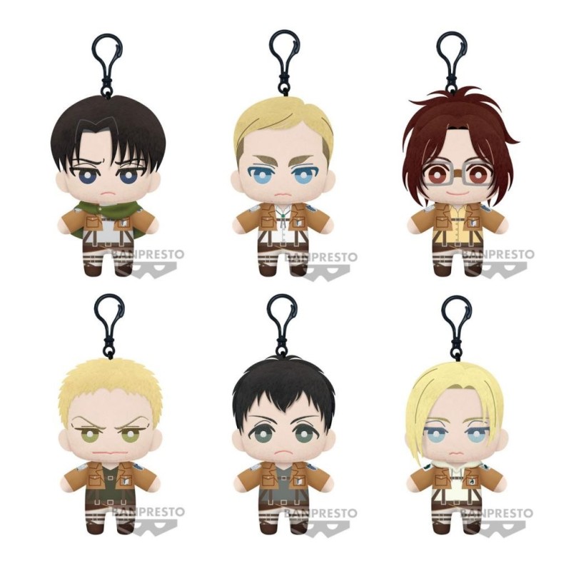 L'ATTAQUE DES TITANS - Tomonui Plush Series 2 - Assort. 9 Peluche 15cm 