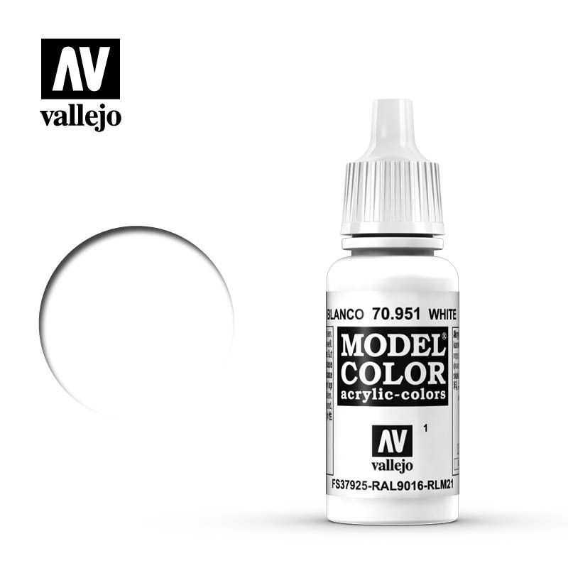 Model Color - White 17 ml.