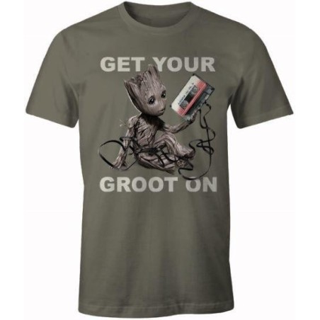 MARVEL - Get Your Groot On - T-Shirt Homme (S) 