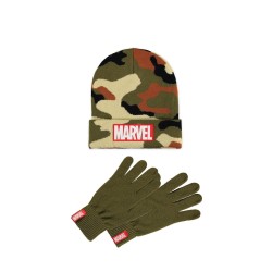 MARVEL - Logo - Gift Set Bonnet & Gants 2