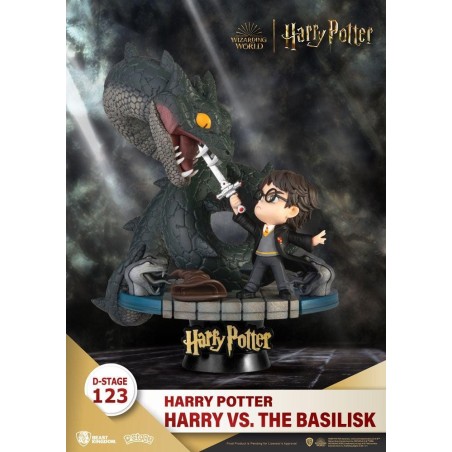 HARRY POTTER - VS the Basilisk - Statuette D-Stage Diorama PVC 16cm 