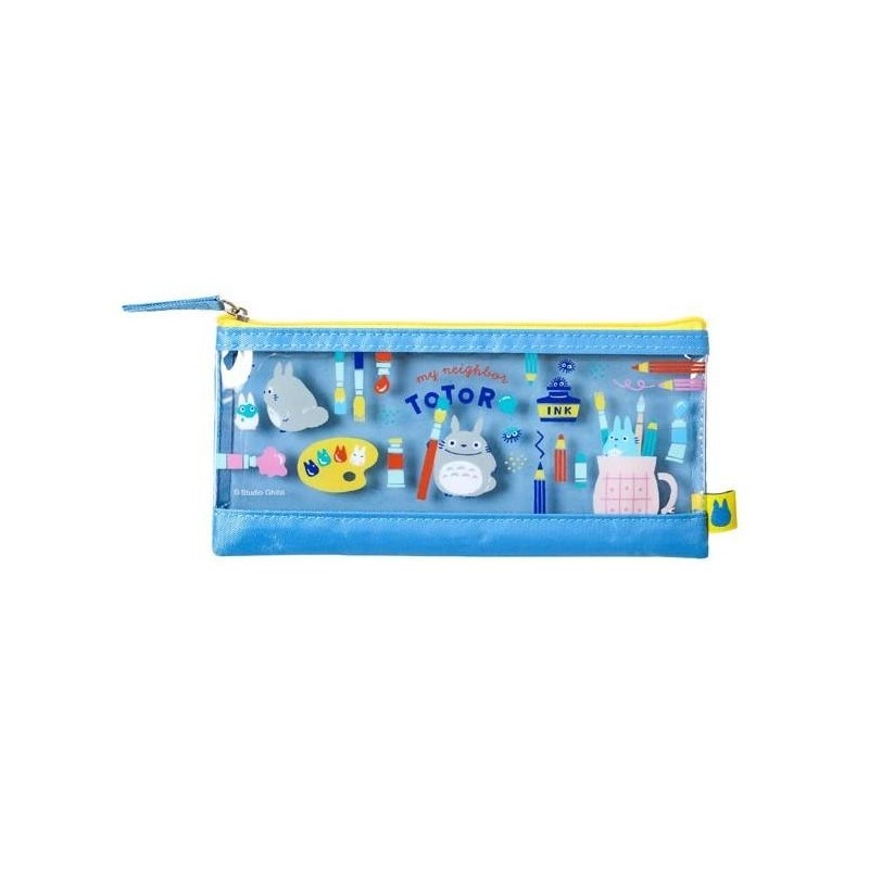 STUDIO GHIBLI - Mon voisin Totoro - Trousse transparente bleue 