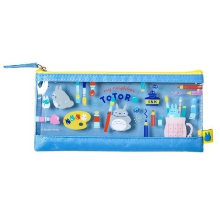 STUDIO GHIBLI - Mon voisin Totoro - Trousse transparente bleue 