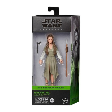 STAR WARS - Princess Leia "Village Ewok" - Figurine Black Series 15cm 