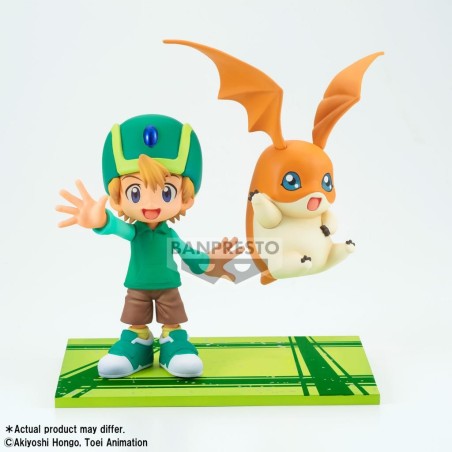 DIGIMON - Takeru & Patamon - Figurine DXF-Adventure Archives 11cm 