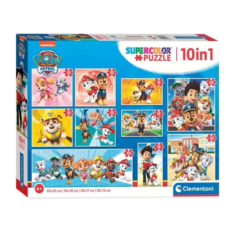 LA PAT'PATROUILLE - 10 Puzzle 18 (3) + 30 (4) + 48 (2) + 60 (1) P 
