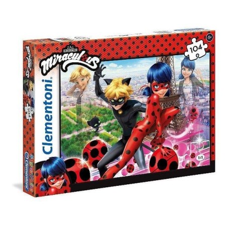 MIRACULOUS - Puzzle Super Color 104P 