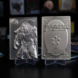 MAGIC THE GATHERING - Ajani Goldmane - Carte Collector Plaqué Argent 2