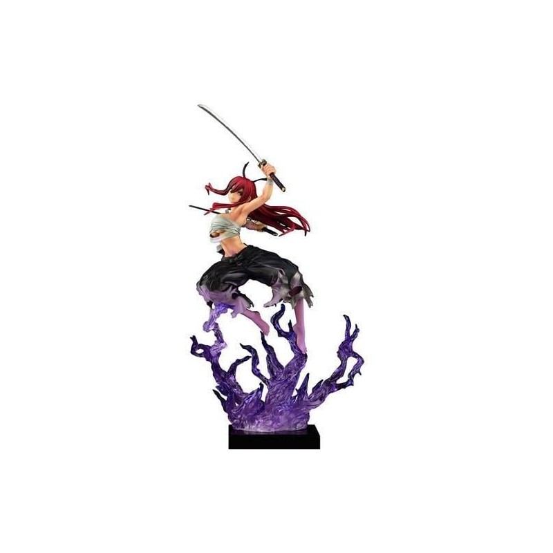 FAIRY TAIL-Erza Scarlet Samurai Ver. Shikkoku -Statuette OrcaToys 43cm 