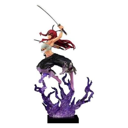 FAIRY TAIL-Erza Scarlet Samurai Ver. Shikkoku -Statuette OrcaToys 43cm 