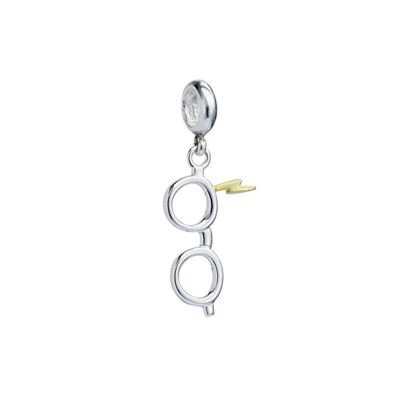 HARRY POTTER - Eclair & Lunettes - Charme Pendentif pour Bracelet 