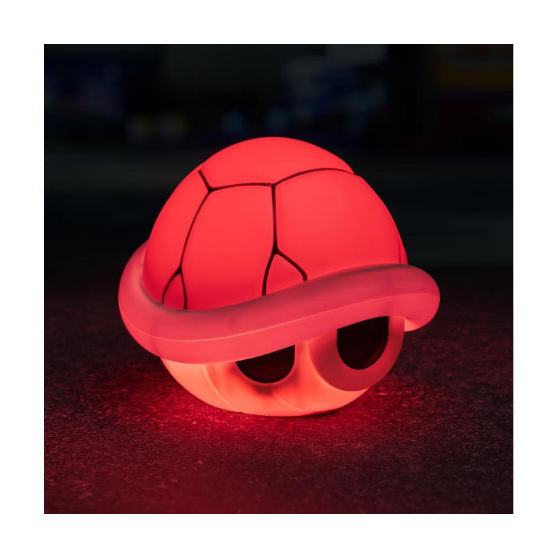 SUPER MARIO - Carapace rouge - Lampe avec son 12cm 