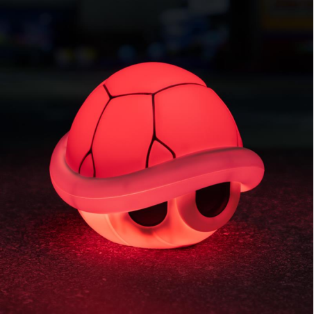 SUPER MARIO - Carapace rouge - Lampe avec son 12cm 