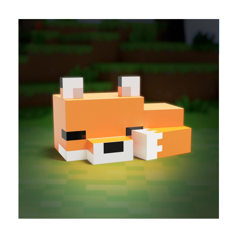 MINECRAFT - Renard - Lampe 20cm 