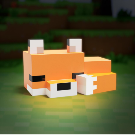 MINECRAFT - Renard - Lampe 20cm 