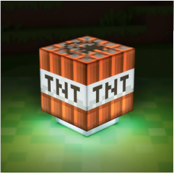 MINECRAFT - TNT - Lampe avec Son 12cm 