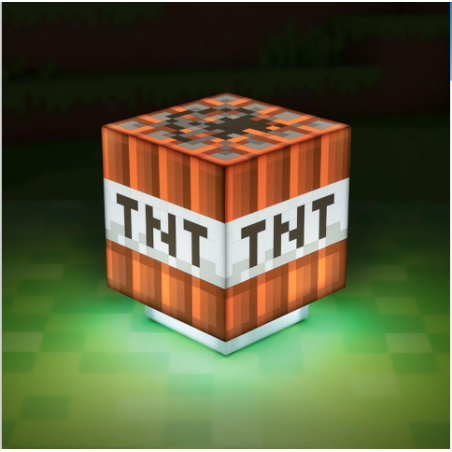 MINECRAFT - TNT - Lampe avec Son 12cm 