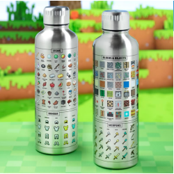 MINECRAFT - Bouteille d'eau en métal 500ml 