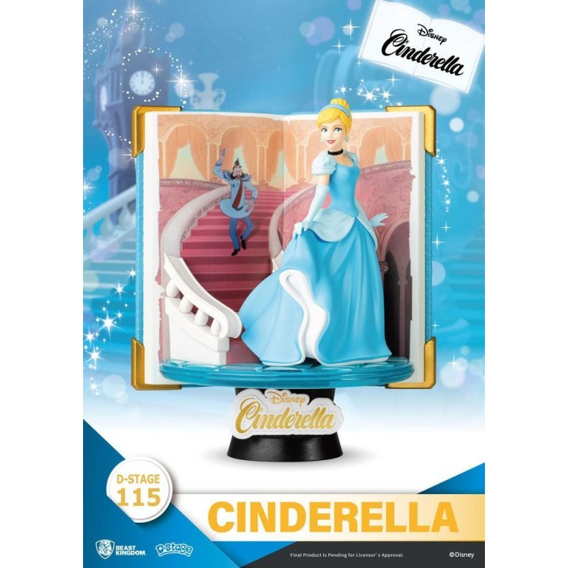 DISNEY - Cendrillon - Statuette D-Stage Book Series Diorama PVC 13cm 