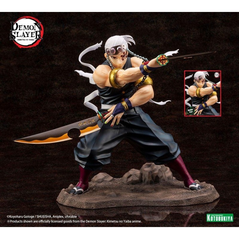 DEMON SLAYER - Tengen Uzui Bonus Vers. - Statuette 1/8 ARTFXJ 23cm 