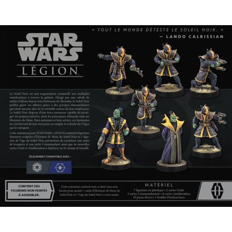 SW Légion : Hommes de Main du Soleil Noir (Français)