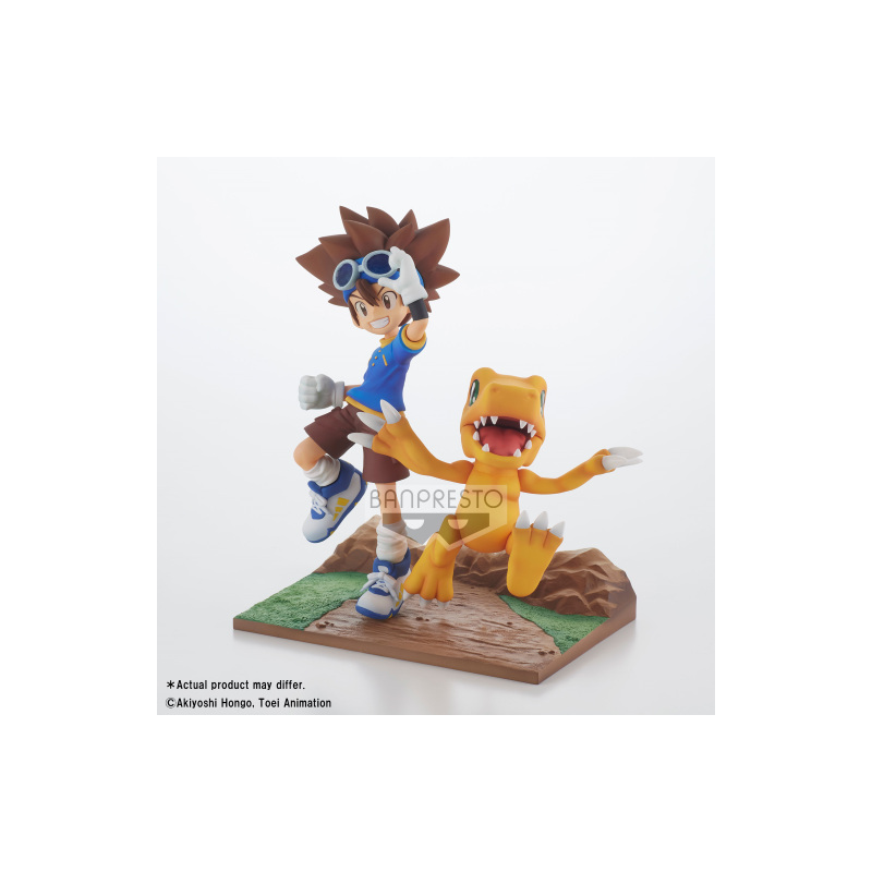 DIGIMON - Taichi & Agumon - Figurine DXF-Adventure Archives 15cm 
