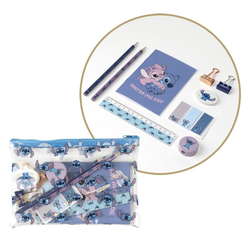 STITCH & ANGEL - You're My Fav - Set papeterie 12 Pc 