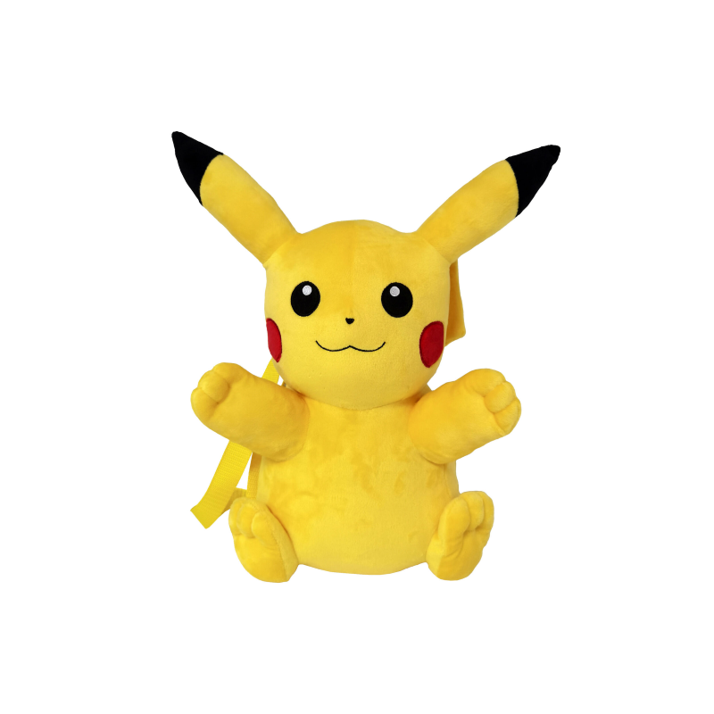 POKEMON - Pikachu - Sac à Dos Peluche 35cm 