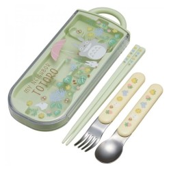 STUDIO GHIBLI -Mon voison Totoro -Set baguettes cuillère et fourchette 2