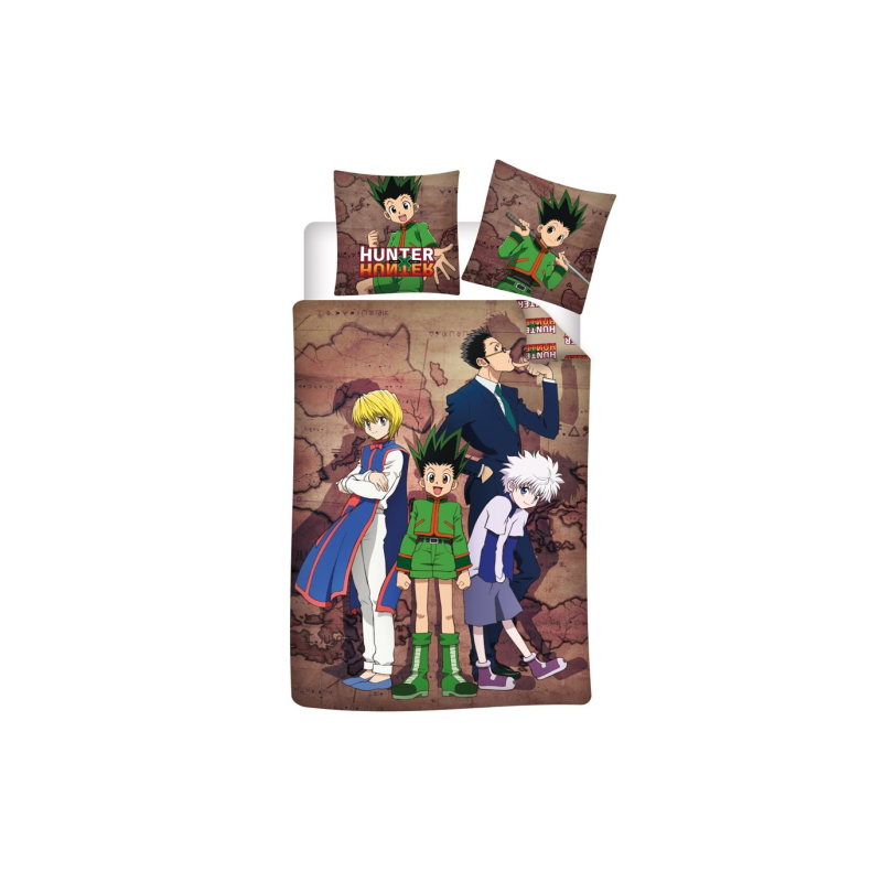HUNTER X HUNTER - Parure de lit 140X200 - '100% Coton' 