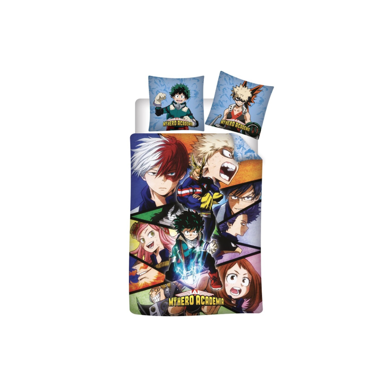 MY HERO ACADEMIA - Parure de lit 140x200cm  - '100% microfibre' 