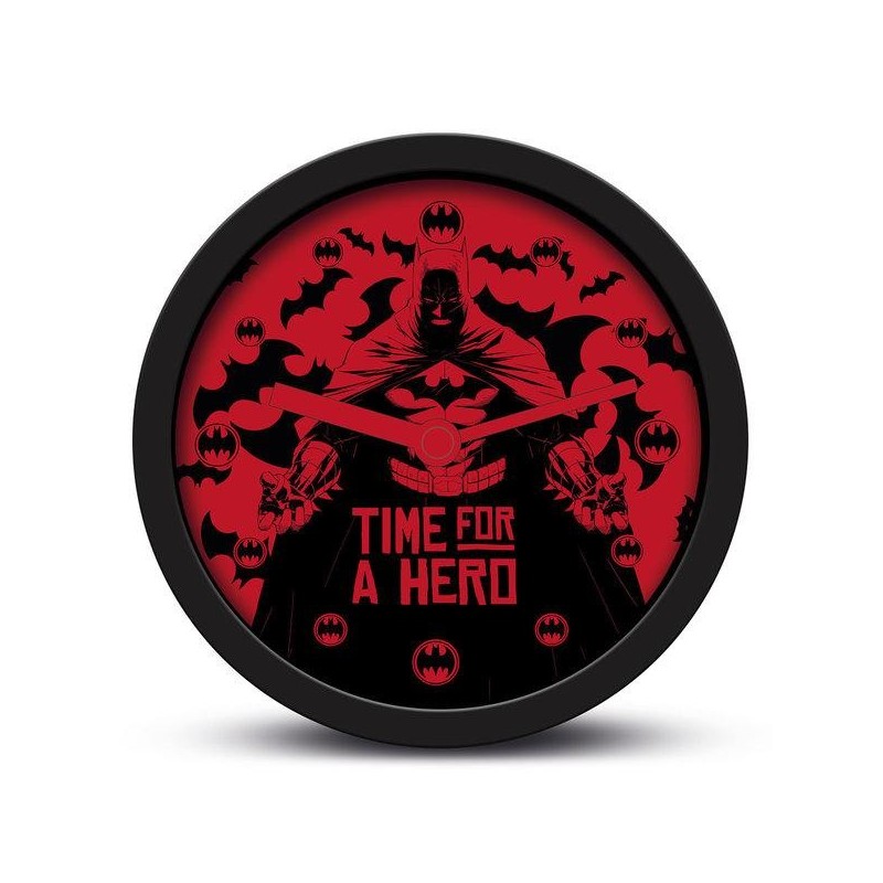 BATMAN - Time For A Hero - Horloge de bureau 16cm 