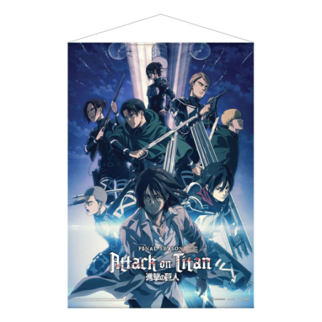 ATTACK ON TITAN : THE FINAL SEASON - Visual 2 - Wallscroll 50X70cm 