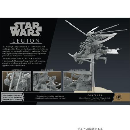 Star Wars Legion: Raddaugh Gnasp Fluttercraft (Anglais)