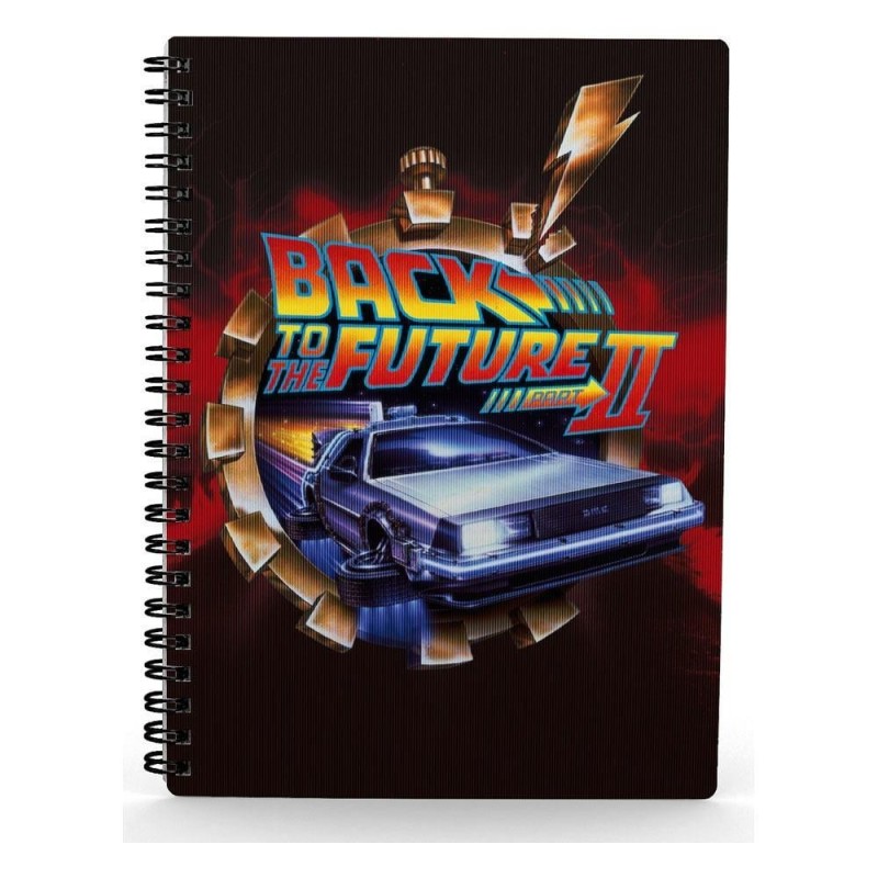 RETOUR VERS LE FUTUR 2 - Notebook Effet Lenticulaire 3D - A5 
