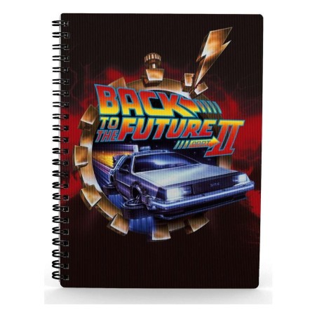 RETOUR VERS LE FUTUR 2 - Notebook Effet Lenticulaire 3D - A5 