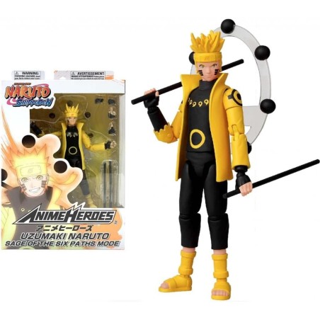 NARUTO - Naruto Sage of Six Paths Mode - Figurine Anime Heroes 17cm 