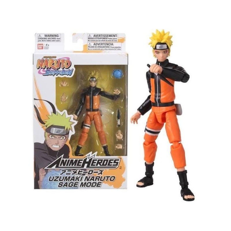 NARUTO - Uzumaki Naruto Sage Mode - Figurine Anime Heroes 17cm 