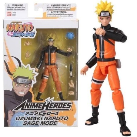 NARUTO - Uzumaki Naruto Sage Mode - Figurine Anime Heroes 17cm 