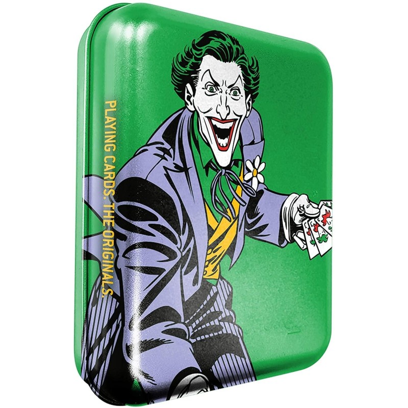 DC COMICS - The Joker - Jeu de Carte Boite Métallique 